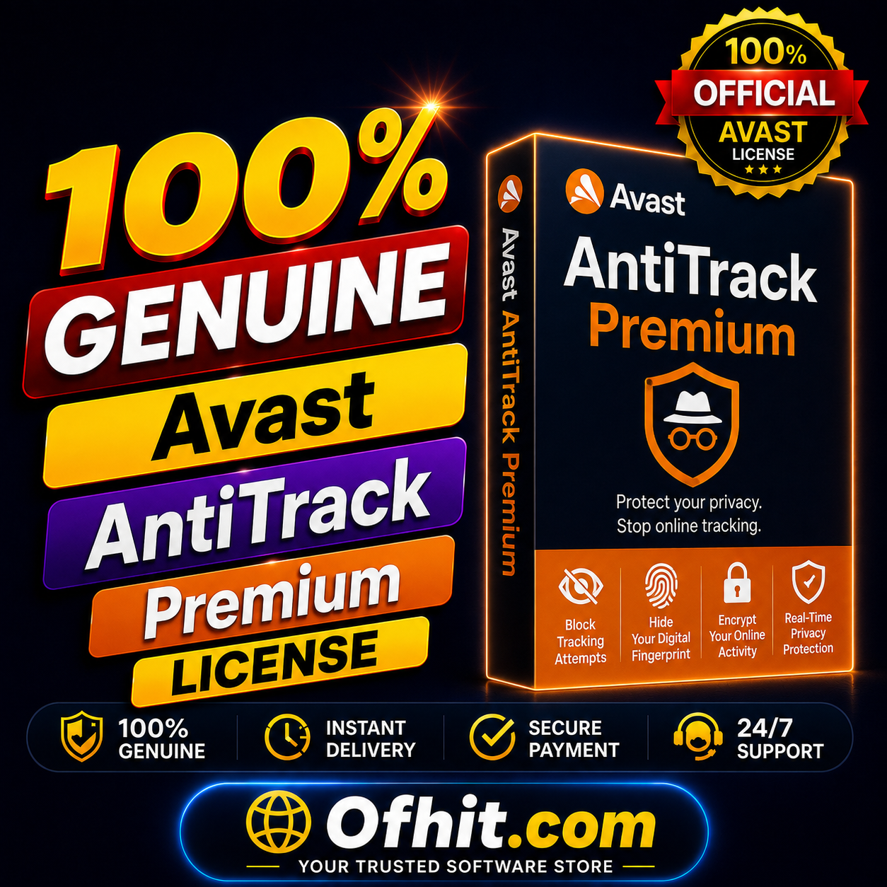 Avast AntiTrack Premium License Key