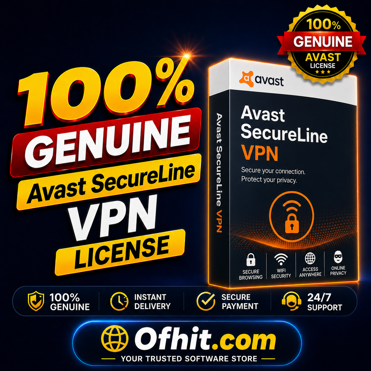 Avast SecureLine VPN License Key