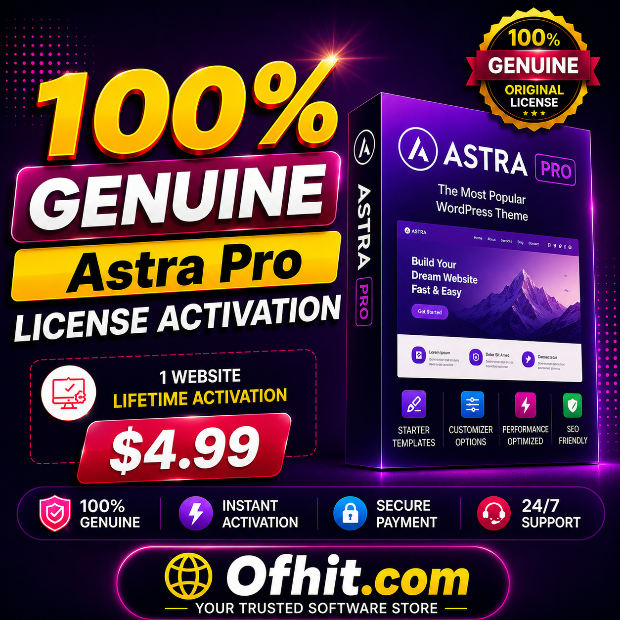 Astra Pro License Key Activation