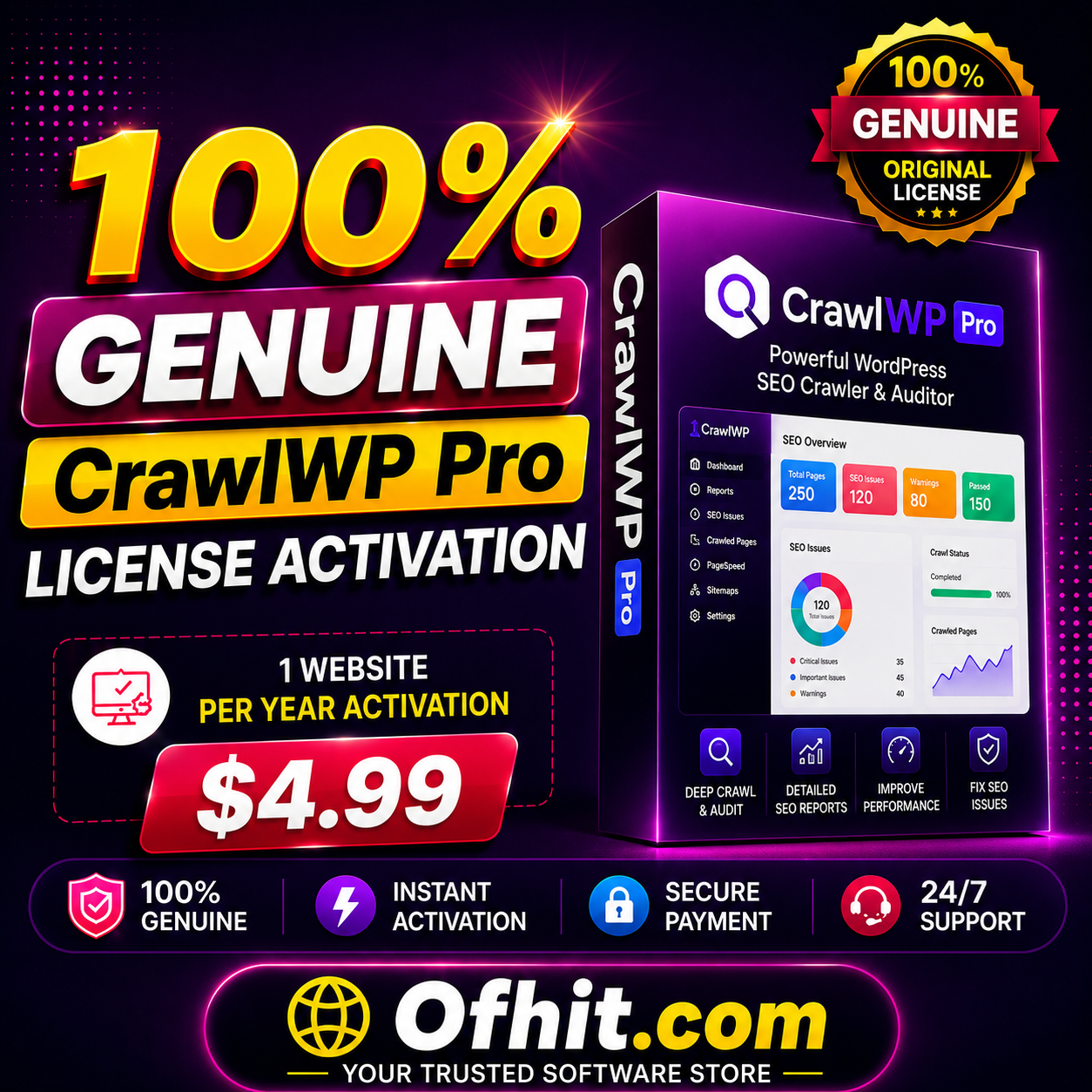 CrawlWP Pro License Key Activation