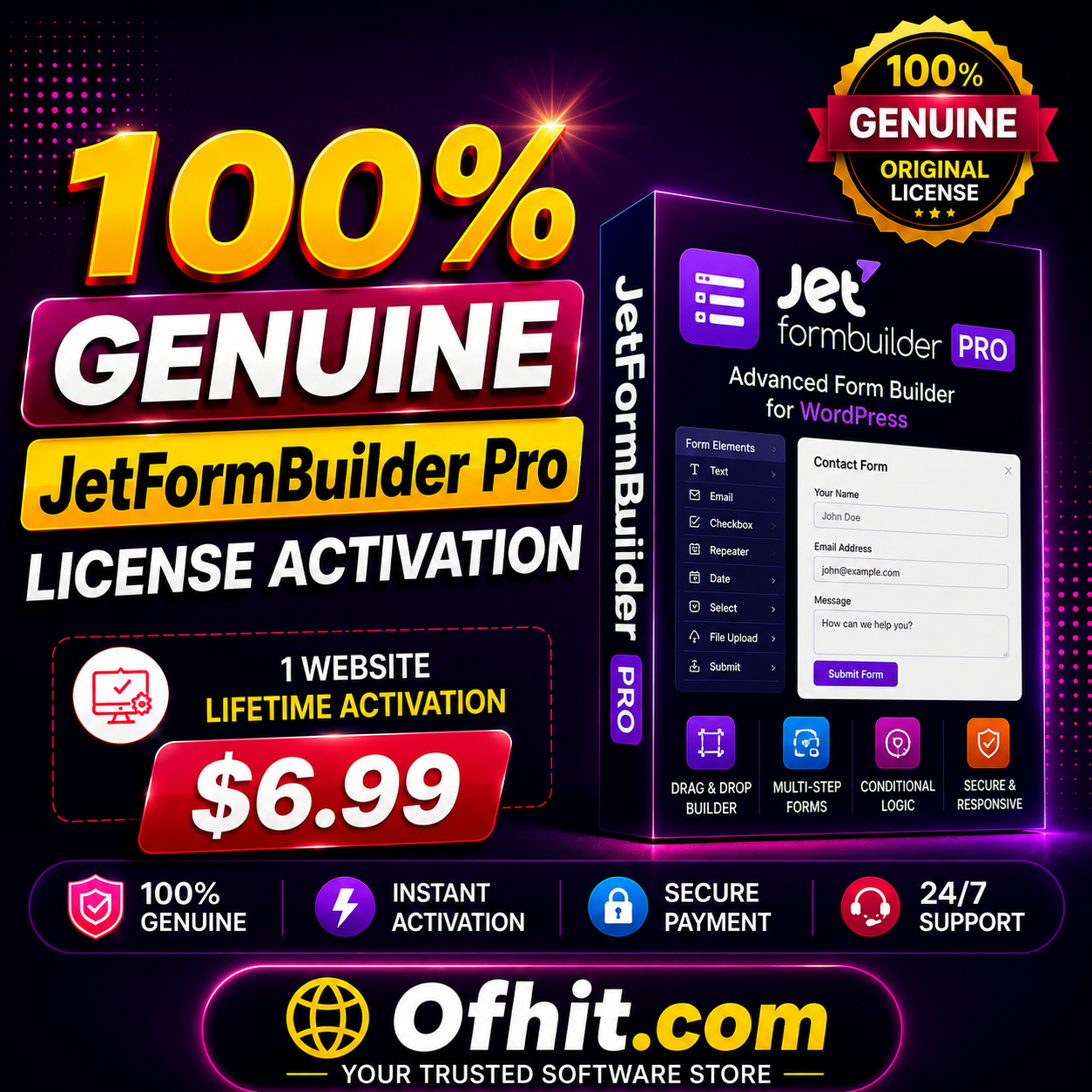 JetFormBuilder Pro License Key Activation