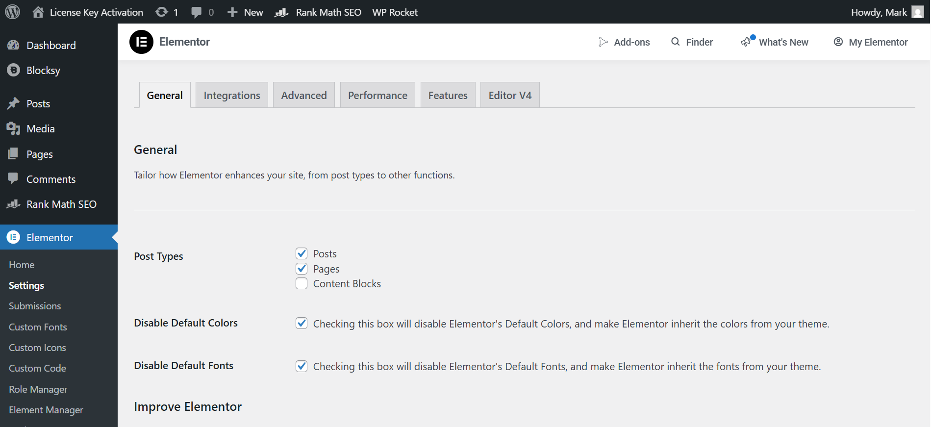 WordPress Elementor pro