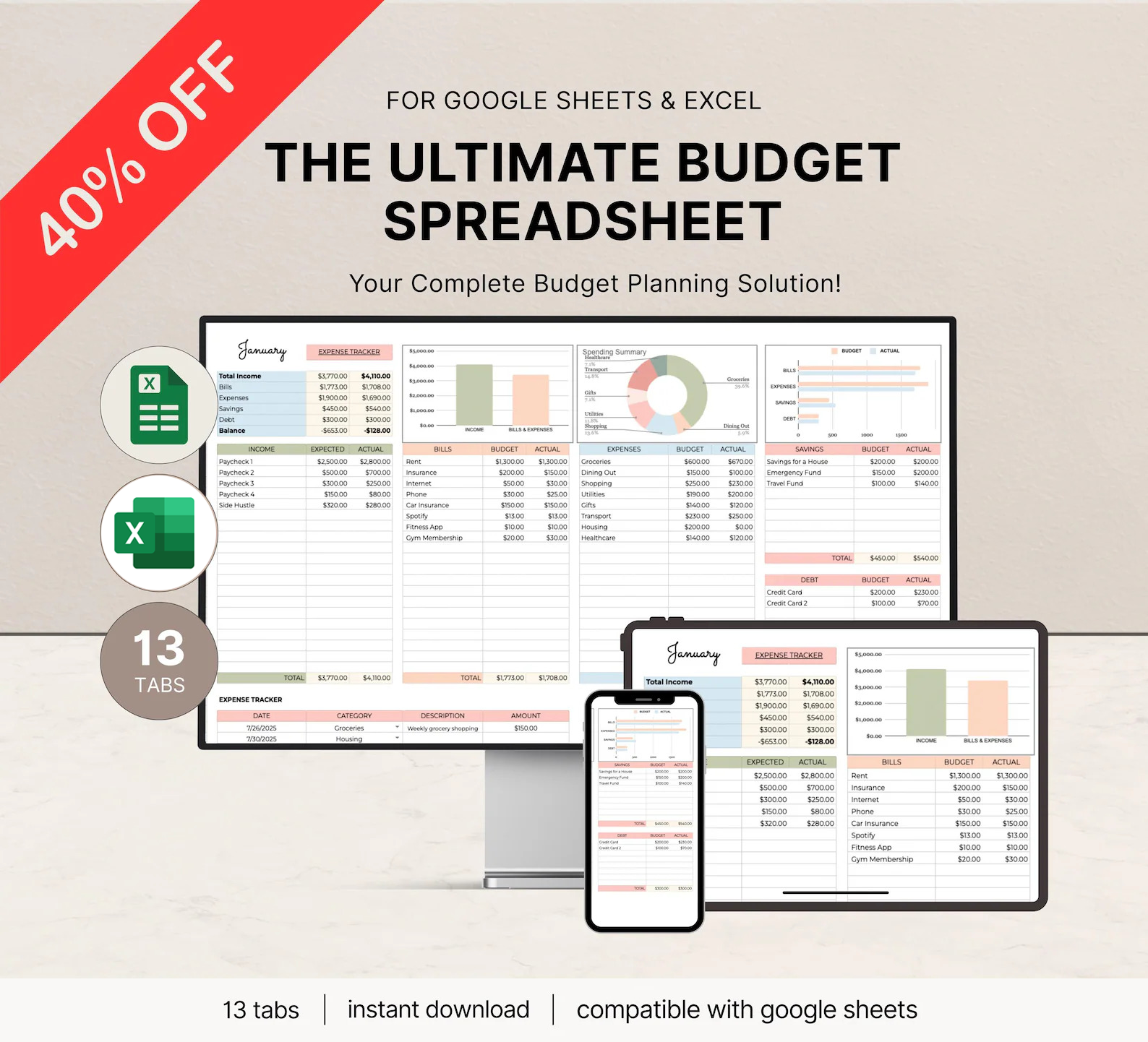 Budget Planner Template