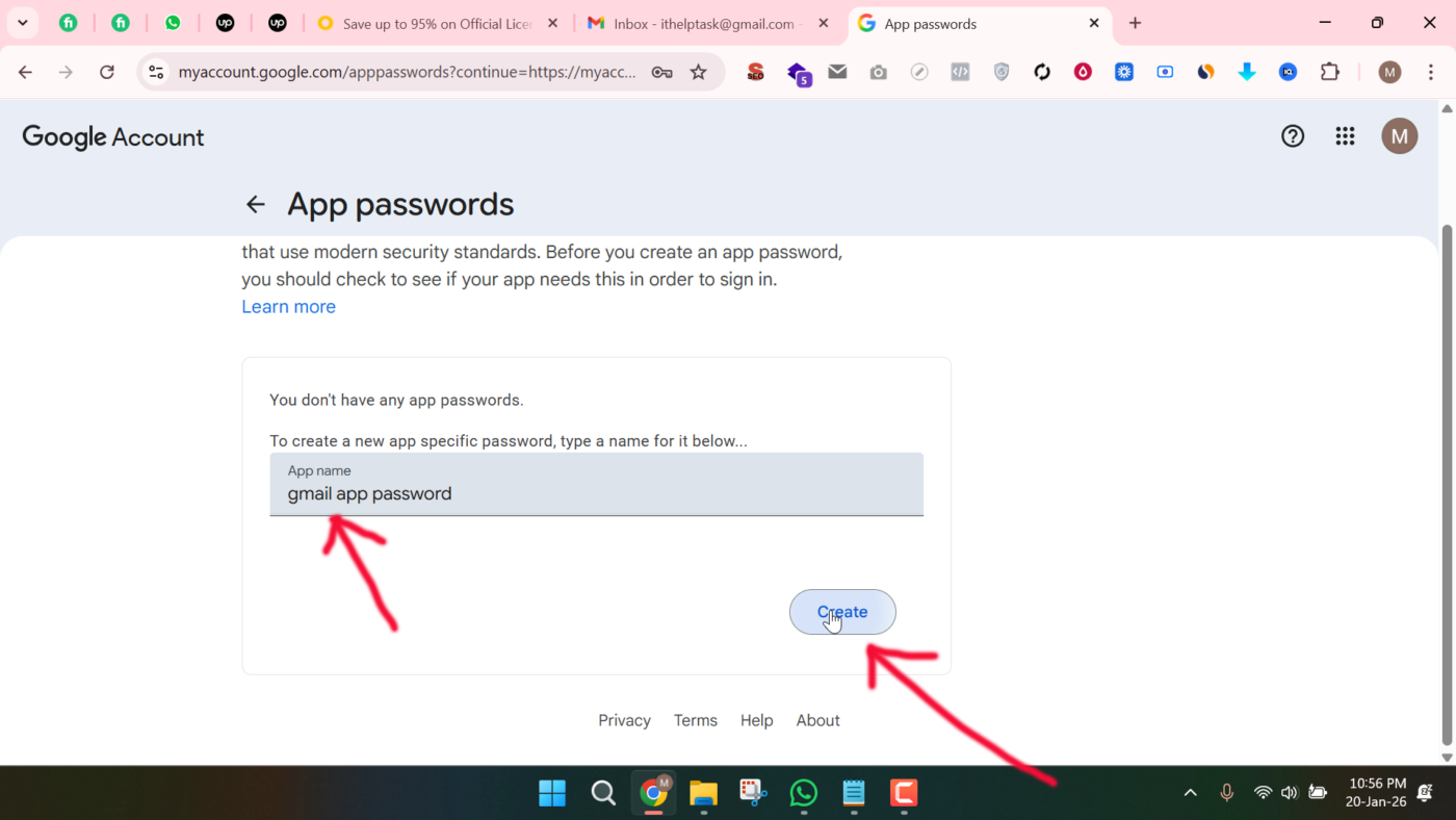 Gmail App Password