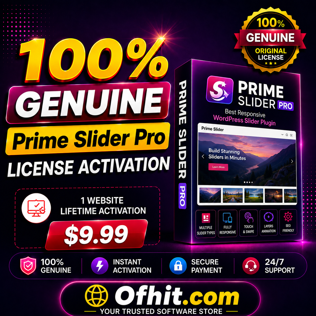 Prime Slider Pro License Key Activation
