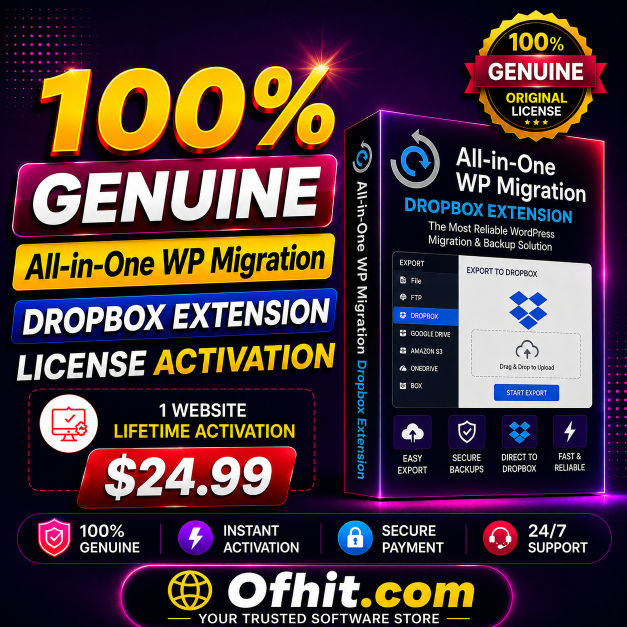 All-in-One WP Migration Dropbox Extension
