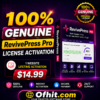 RevivePress Pro License Key Activation