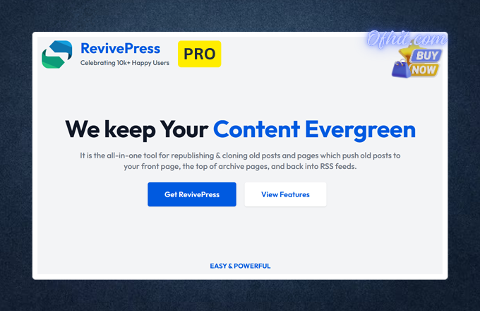 RevivePress Pro License Key Activation