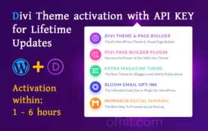 Divi Theme Activation