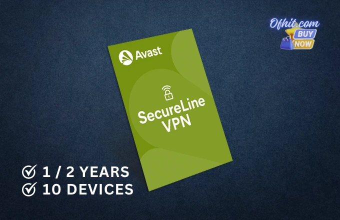 Avast SecureLine VPN License Key - ( 1 / 2 Years | 10 Devices)