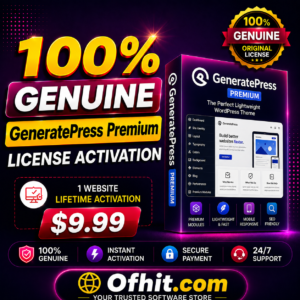 GeneratePress Premium License Key Activation