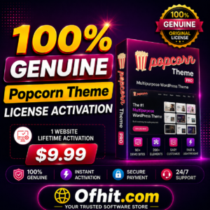 Popcorn Theme License Key Activation
