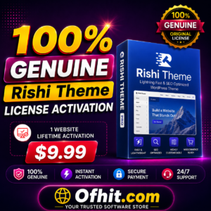 Rishi Theme License Key Activation