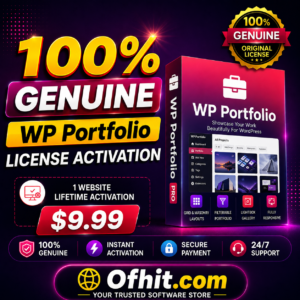 WP Portfolio License Key Activation