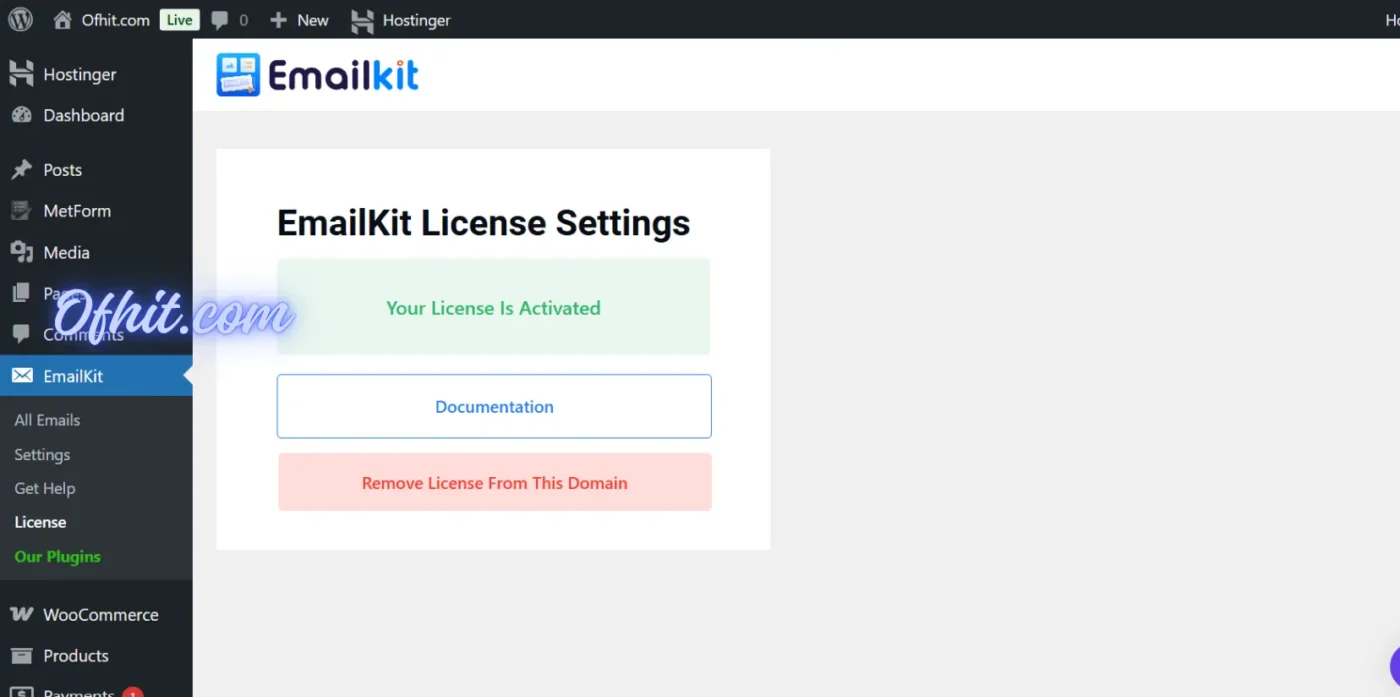 EmailKit Pro License Key Activation