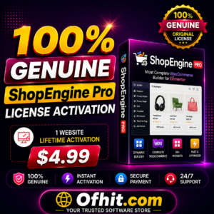 ShopEngine Pro License Key Activation