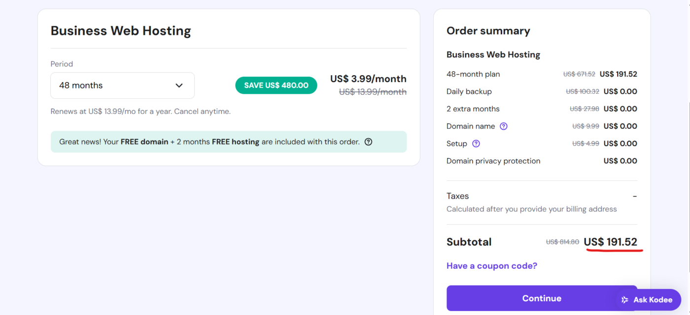 Business Web Hosting Without Referral