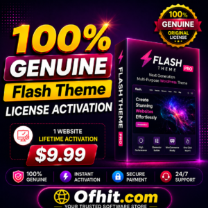 Flash Theme License Key Activation