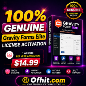 Gravity Forms Elite License Key Activation - 1 Year Update