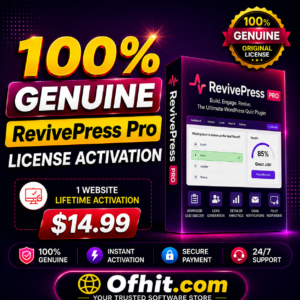 RevivePress Pro License Key Activation