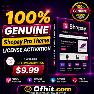 Shopay Pro Theme License Key Activation