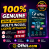 Wpml WordPress Multilingual License Key Activation