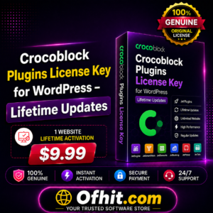 Crocoblock Plugins License Key for WordPress - Lifetime Updates