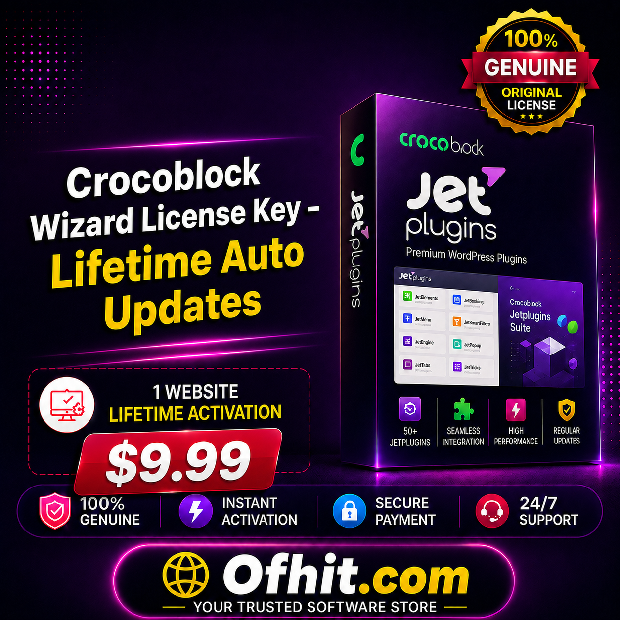 Crocoblock Wizard License Key – Lifetime Auto Updates